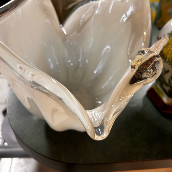 Neiman Marcus Murano Italian Floral Vase - Picture 5 of 5